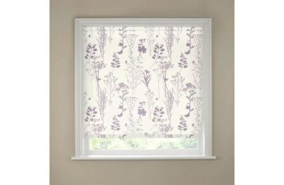 Meadow Blackout Roller Blind - 4ft - Heather.